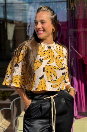 Blusa Cropped Bossa Banana Farm
