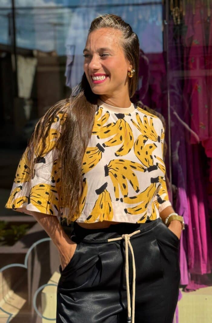 Blusa Cropped Bossa Banana Farm - Imagem 1