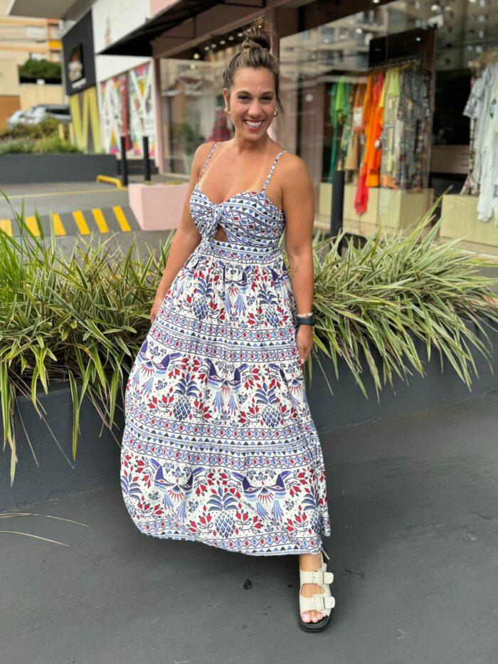 Vestido Cropped Lenço Magia Tropical Farm - Imagem 5