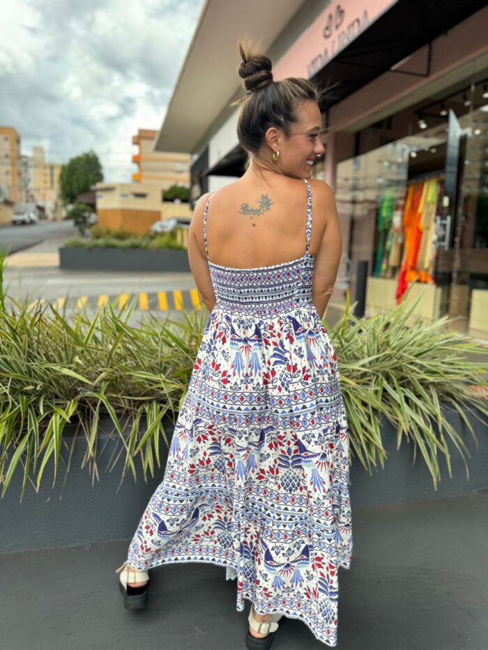 Vestido Cropped Lenço Magia Tropical Farm - Imagem 2