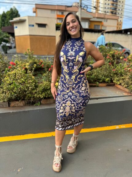 Vestido Midi Persa
