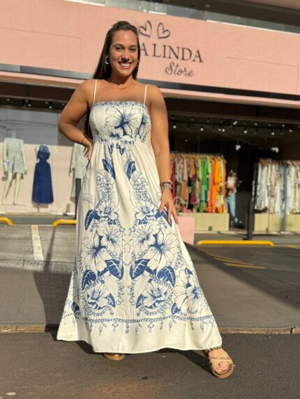 Vestido Cropped Brilho Tropical  Farm