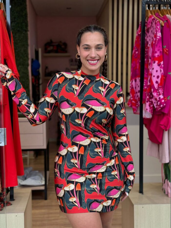 Vestido Curto Cogumelo Silvestre - Imagem 1