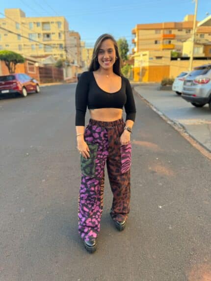 Calça Sarja Patch Selvática