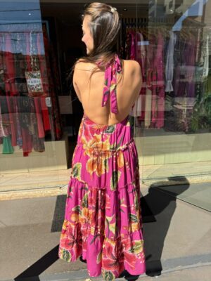 Vestido Cropped Bordando Flor - Imagem 2