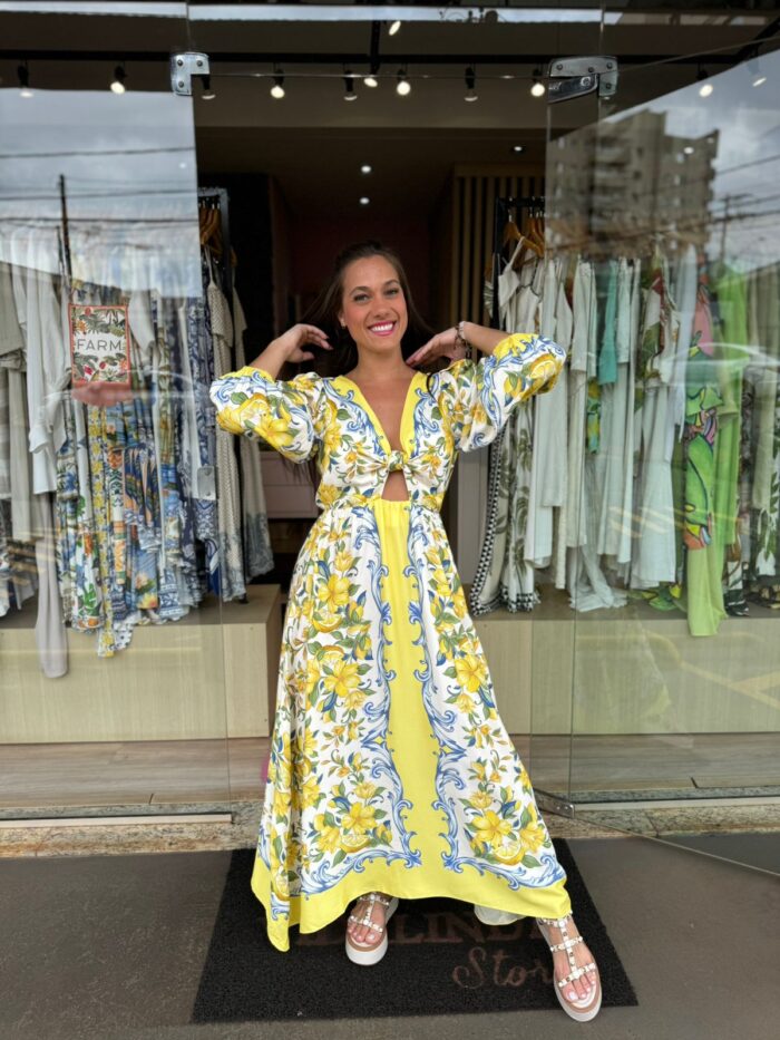 Vestido Cropped Sicilia Lenço - Imagem 3