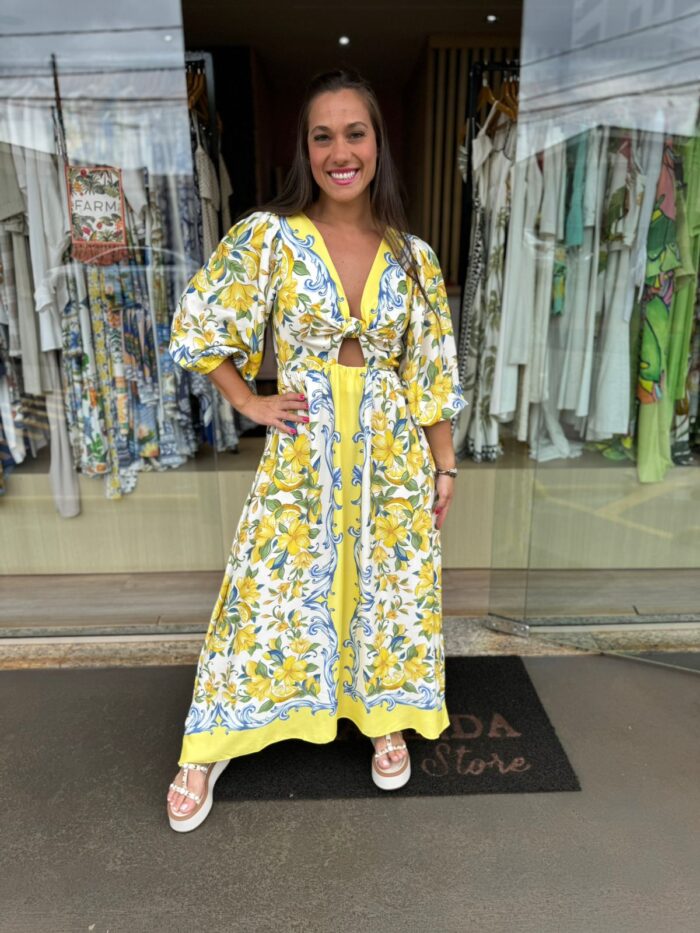 Vestido Cropped Sicilia Lenço - Imagem 1