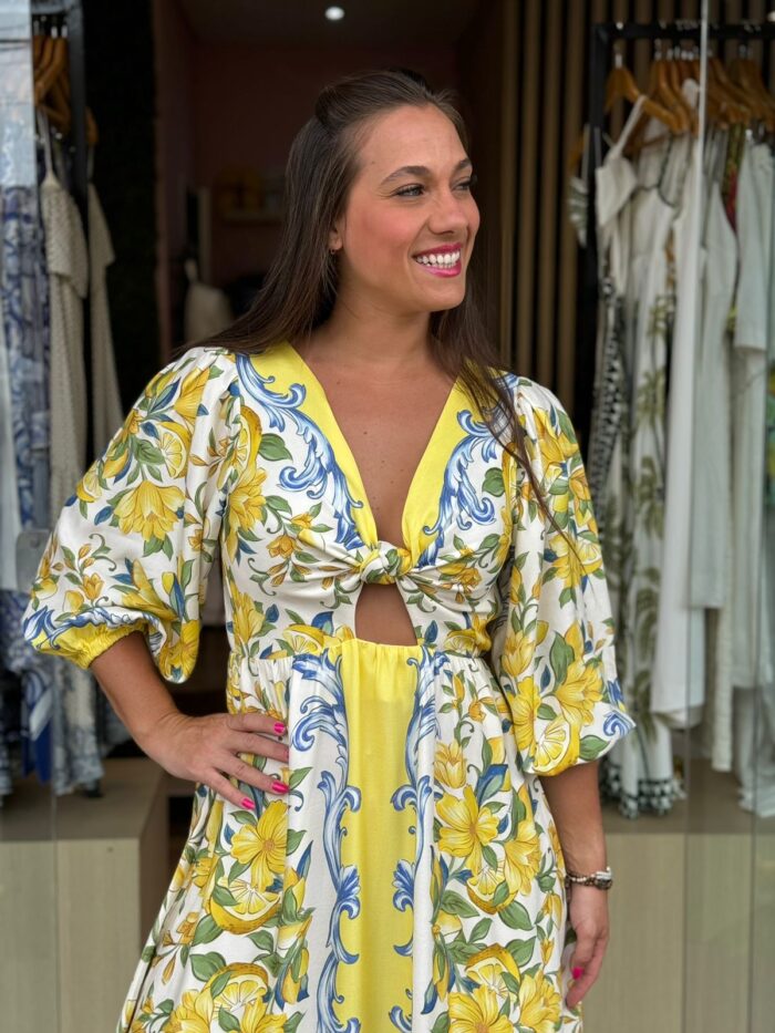 Vestido Cropped Sicilia Lenço - Imagem 2
