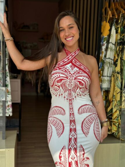 Vestido Midi Coqueiro Majestoso