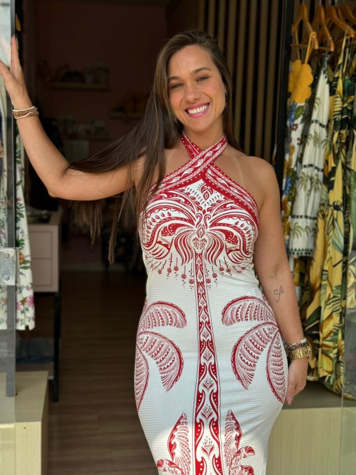 Vestido Midi Coqueiro Majestoso - Imagem 1