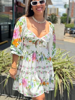 Vestido Curto Delicadeza de Fruta - Imagem 3