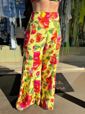 Calça Pantalona Flor Céu - Imagem 2