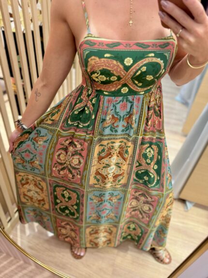 Vestido Cropped Naipe Animal