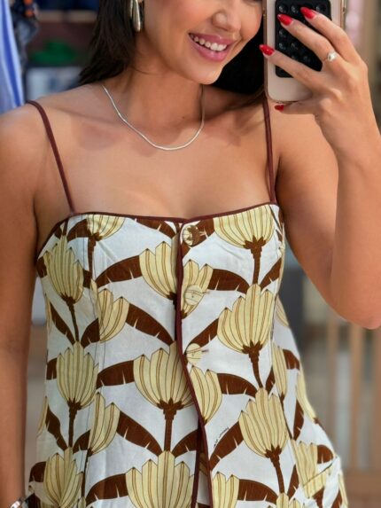 Túnica Alfaiataria Banana Deco
