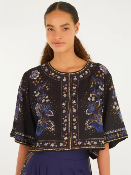 T-shirt Cropped Noite Florida