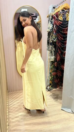 Vestido Midi Alfaiataria Frente Única - Imagem 3