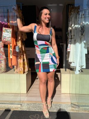Vestido Curto Alça Recanto Dos Coqueiros