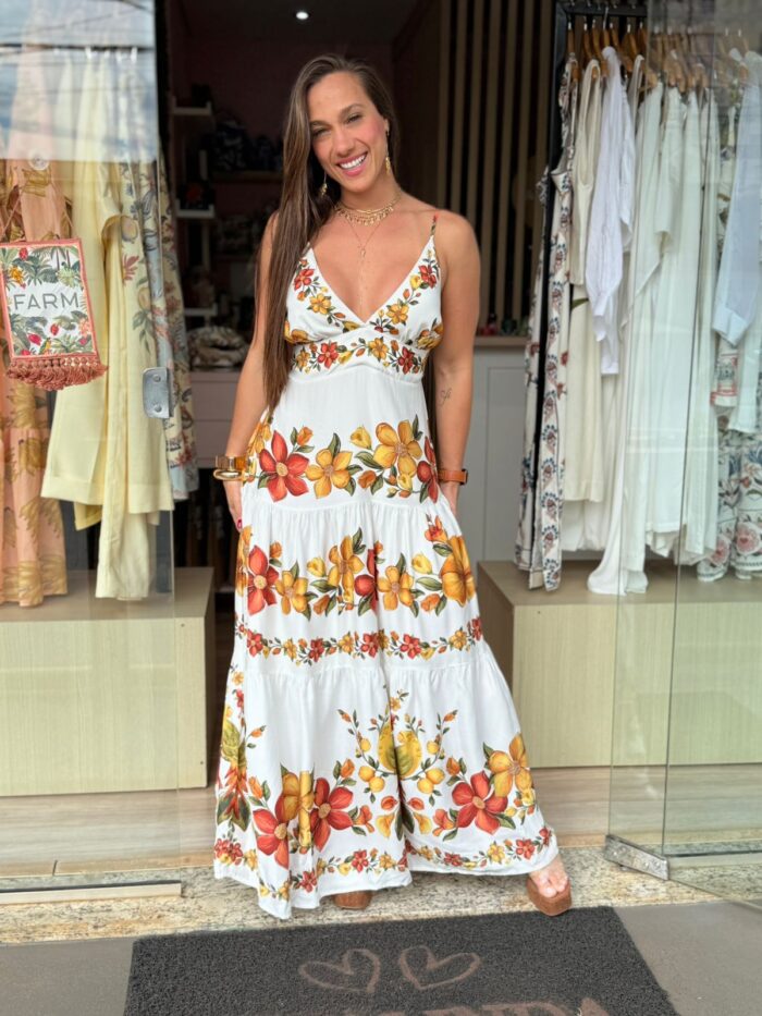 Vestido Longo Bosque Chic - Imagem 1