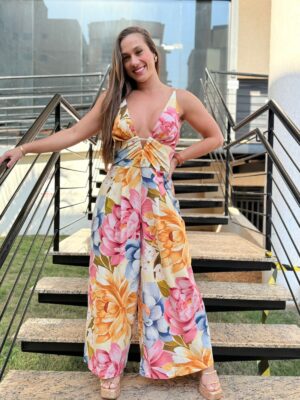 Macacao Floral  Rebeca