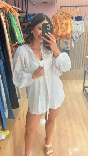 Camisa  Mangas Pesponto - Imagem 2