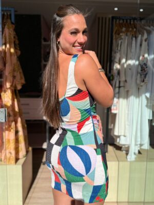 Vestido Curto Alça Recanto Dos Coqueiros - Imagem 3