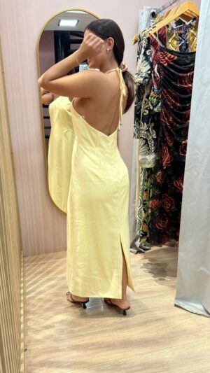 Vestido Midi Alfaiataria Frente Única - Imagem 2