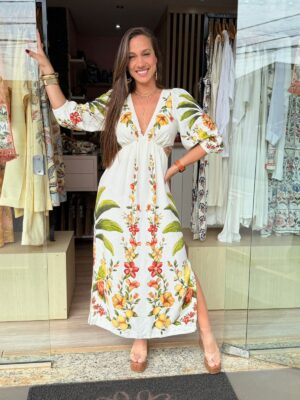 Vestido Cropped Bosque Chic