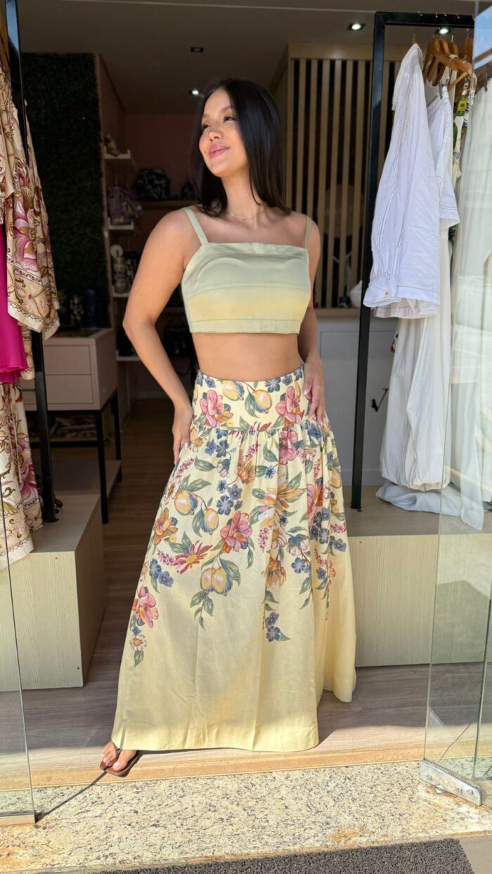 Saia Cropped Maria  Lenco - Imagem 1