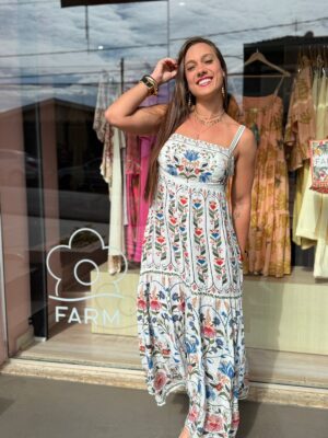 Vestido Longo Jardim Beleza - Imagem 3