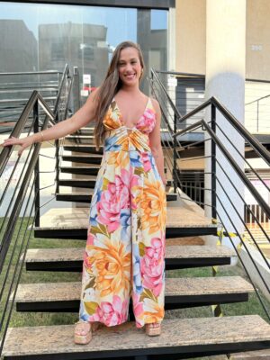 Macacao Floral  Rebeca - Imagem 3