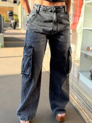Calça Ballon Cargo Mandolin Black - Imagem 2