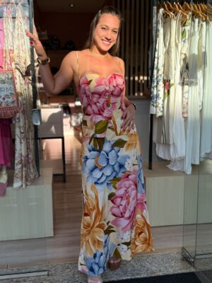 Blusa Floral Rebeca E - Imagem 3