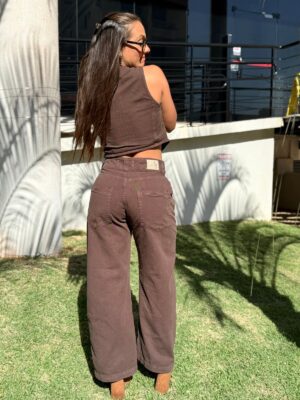 Colete Cropped Buena Vista Marrom - Imagem 4