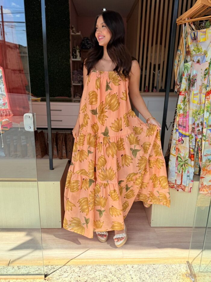 Vestido Longo Banana Prata - Imagem 4