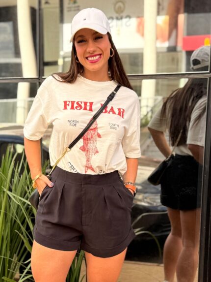 Short Alfaiataria Bolso