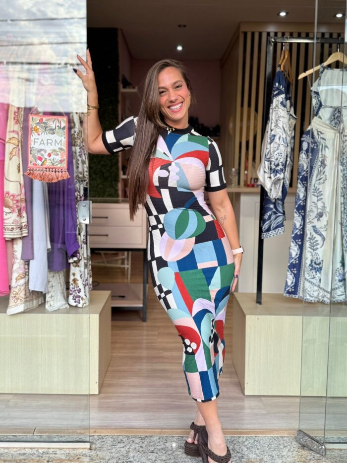 Vestido Midi Recanto Dos Coqueiros FARM - Imagem 2
