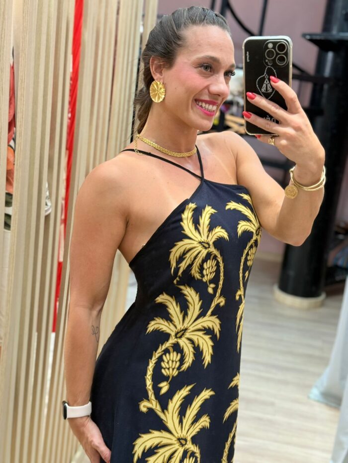 Vestido Cropped Lenço Trancoso E FARM - Imagem 4