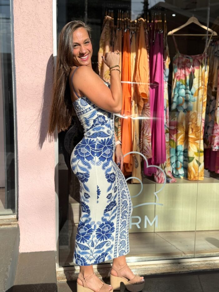Vestido Midi Valentina FARM - Imagem 3