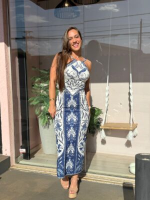 Vestido Midi Nina E FARM - Imagem 3
