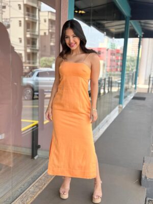 Vestido Reto Alcinhas FARM