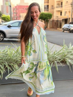 Vestido Lírio Tropical Lenço | FARM - Imagem 2