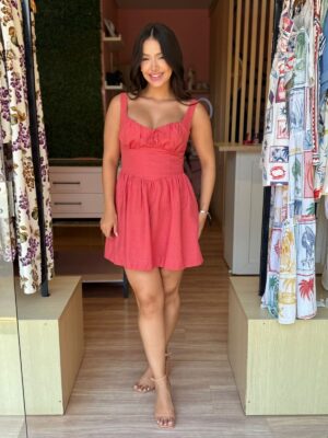 Vestido Curto  Corselet FARM