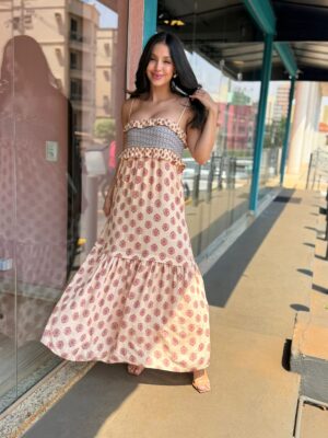 Vestido Midi Estampa Haze