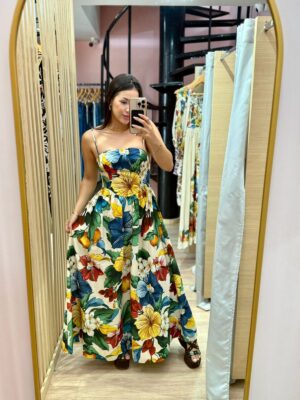 Vestido Longo Tropicalzinho  FARM - Imagem 3