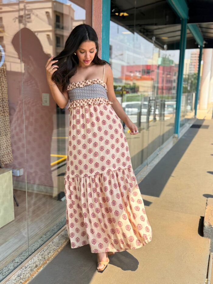 Vestido Midi Estampa Haze - Imagem 3