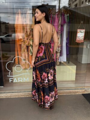 Vestido Floral Cleo FARM - Imagem 4