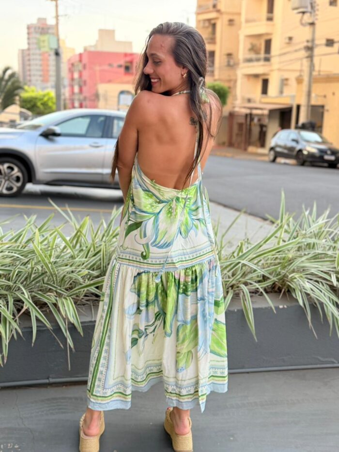 Vestido Lírio Tropical Lenço | FARM - Imagem 3