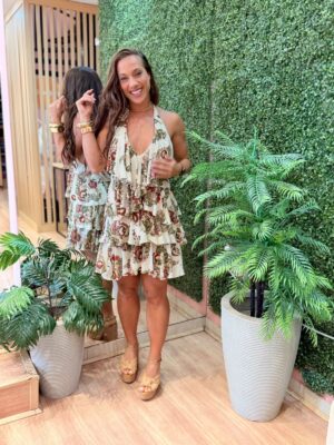 Vestido Curto Floral Raiana FARM - Imagem 2