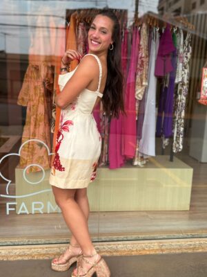 Vestido Curto Afrodite FARM - Imagem 3