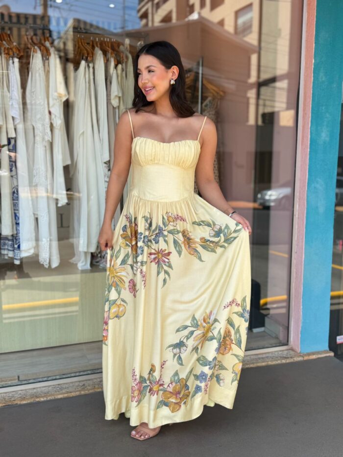 Vestido Cropped Corselet Maira Lenco - Imagem 3